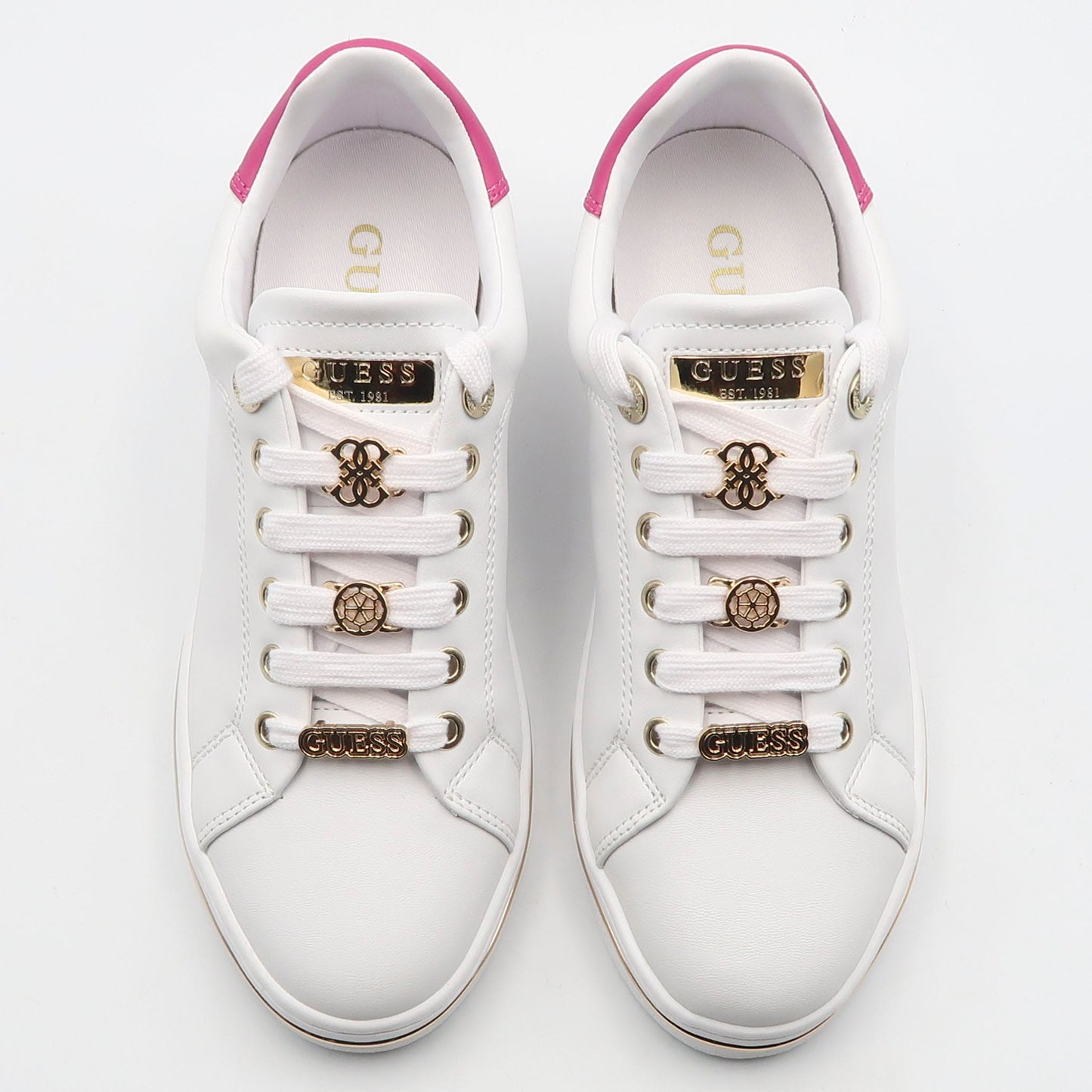 Guess - Sneaker Stasey White Fuxia