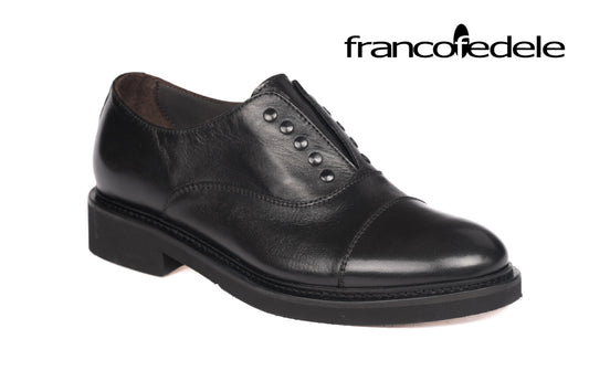 Franco Fedele D572 Slip on Alaska Lux Schwarz