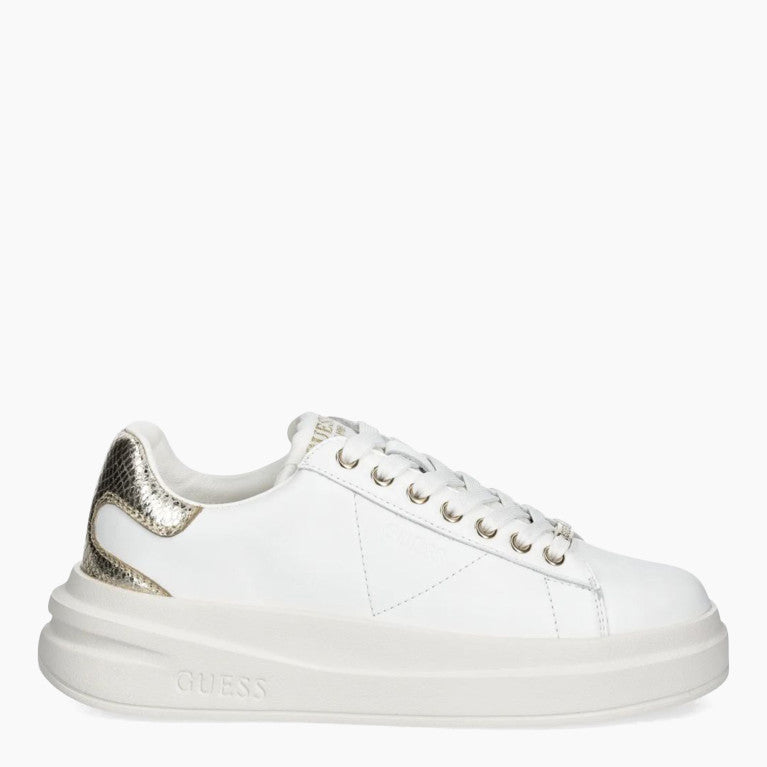 Guess - Sneakers in pelle Elbina White Gold