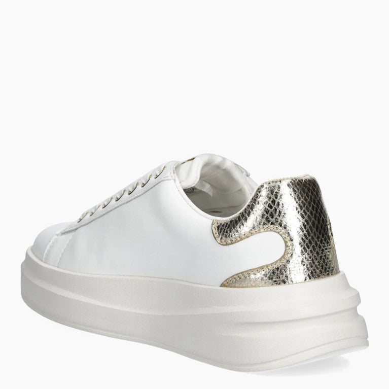 Guess - Sneakers in pelle Elbina White Gold