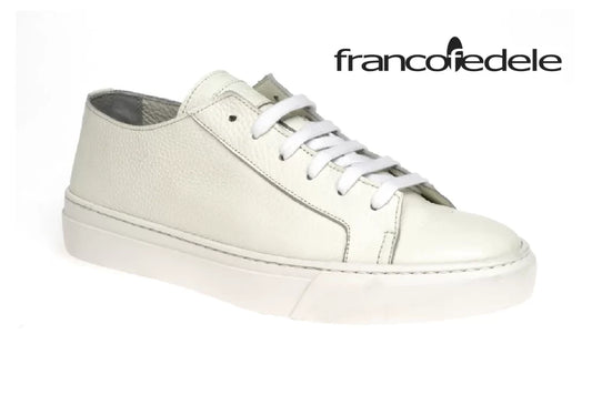 Franco Fedele -sneaker in pelle sfoderata D438 Cervo Bianco