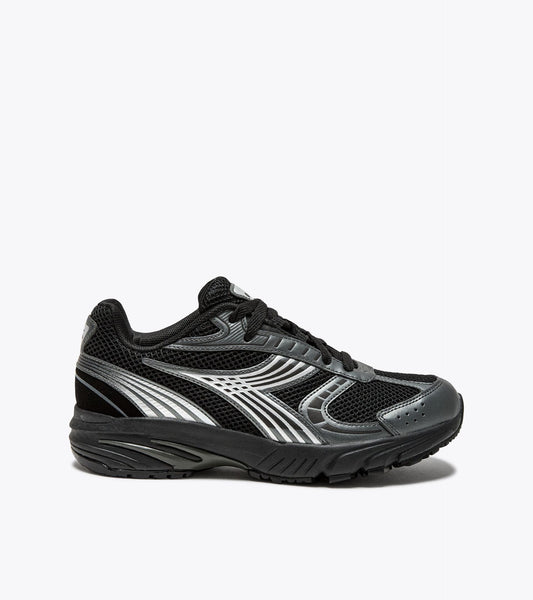 Diadora - sneaker sportiva Sao-ko 280 Mesh e suede col. Nero-Argento