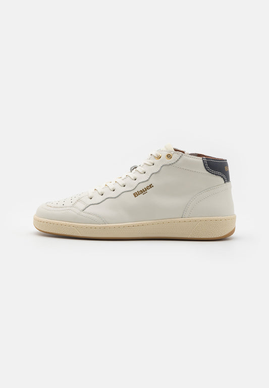 Blauer - Women's leather sneakers - internal zip